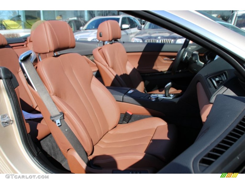 2015 6 Series 640i Convertible - Orion Silver Metallic / Cinnamon Brown photo #27