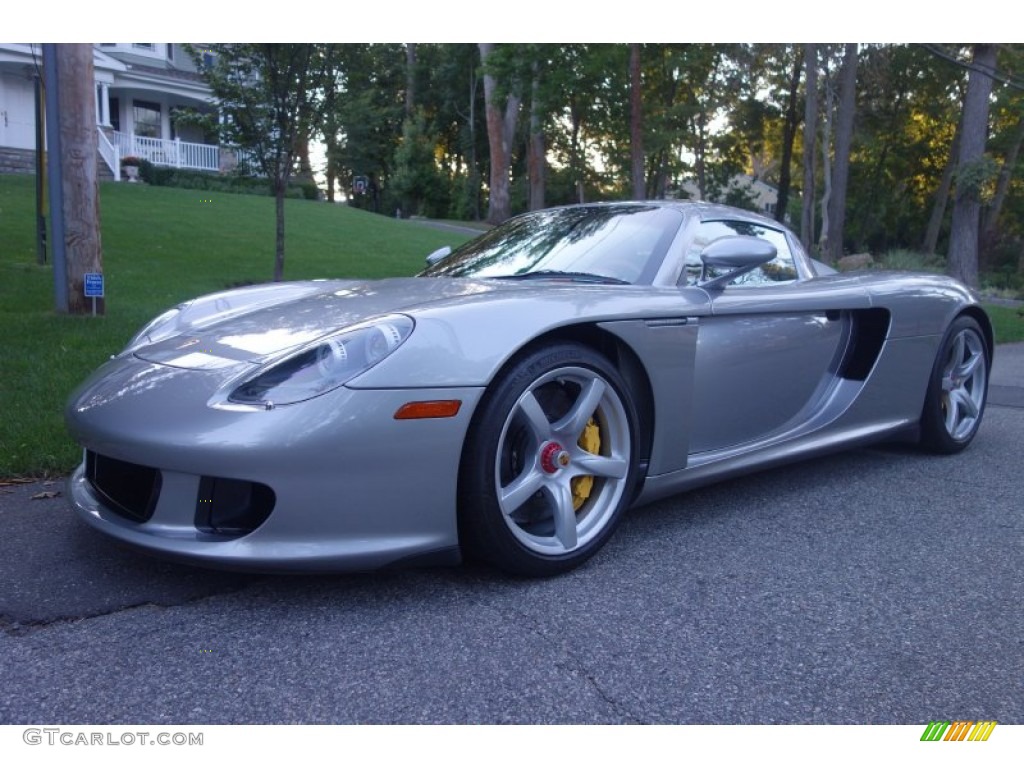 GT Silver Metallic 2005 Porsche Carrera GT Standard Carrera GT Model Exterior Photo #107384126