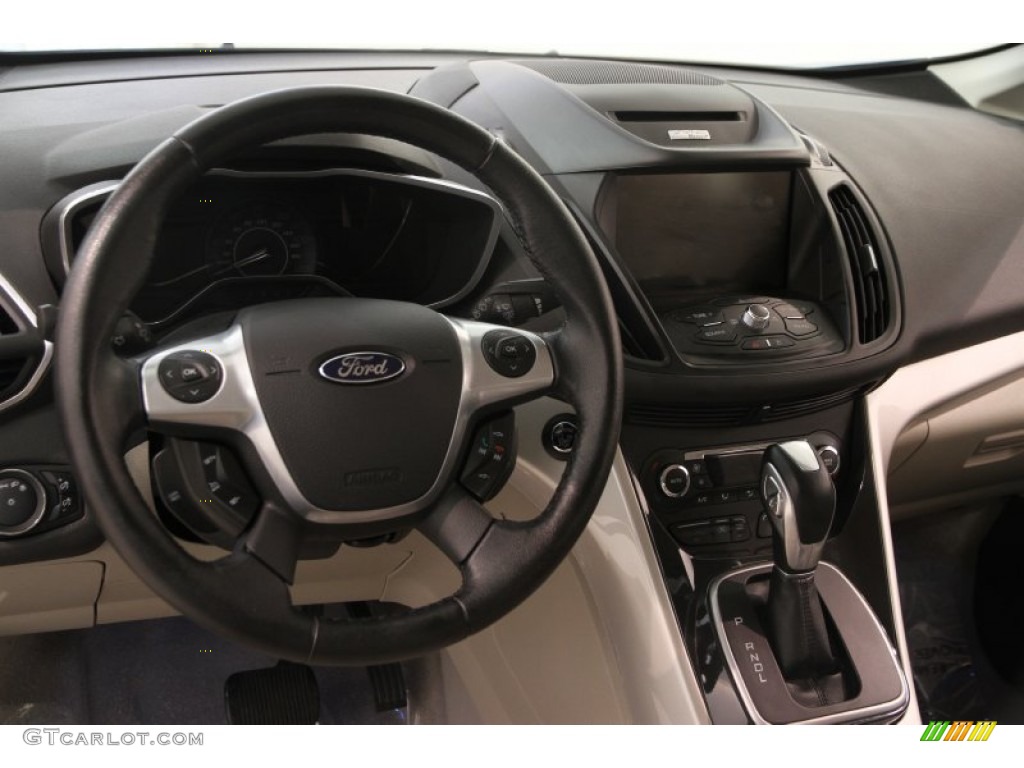 2013 Ford C-Max Energi Medium Light Stone Dashboard Photo #107384792
