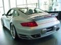 2009 Arctic Silver Metallic Porsche 911 Turbo Coupe  photo #2