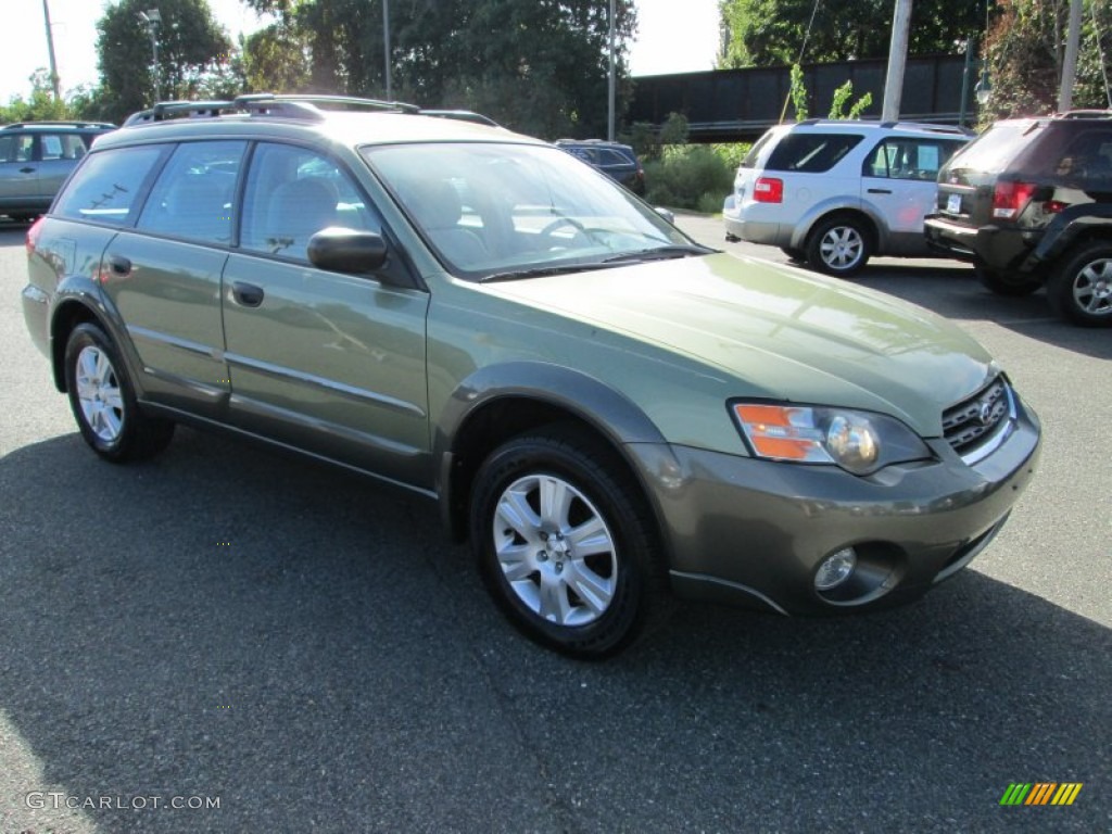 2005 Outback 2.5i Wagon - Willow Green Opal / Taupe photo #4