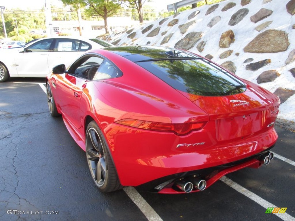 2016 F-TYPE R Coupe - Caldera Red / Jet photo #4
