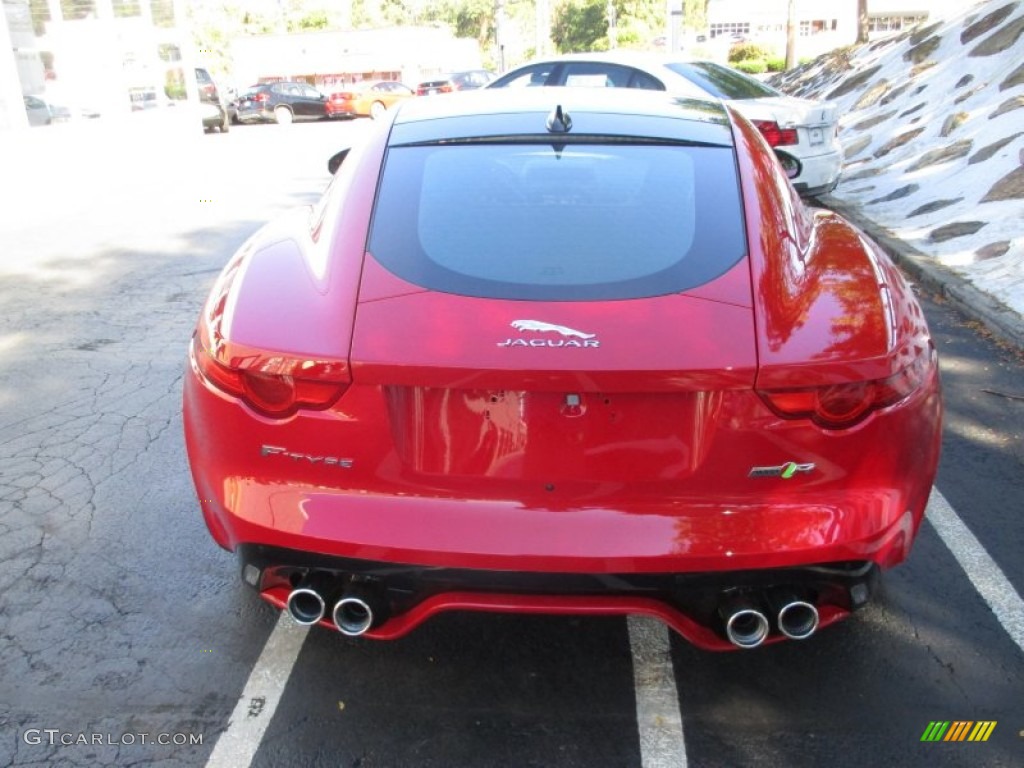 2016 F-TYPE R Coupe - Caldera Red / Jet photo #5