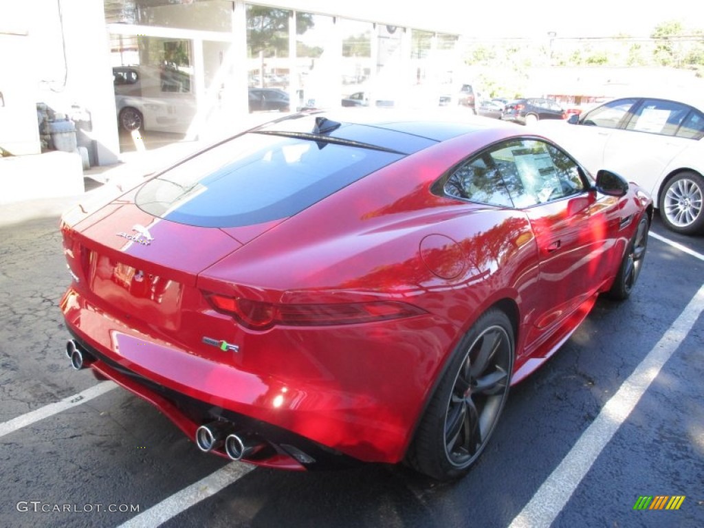 2016 F-TYPE R Coupe - Caldera Red / Jet photo #7