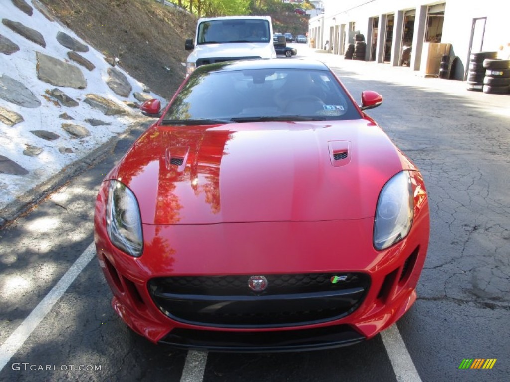 Caldera Red 2016 Jaguar F-TYPE R Coupe Exterior Photo #107386637