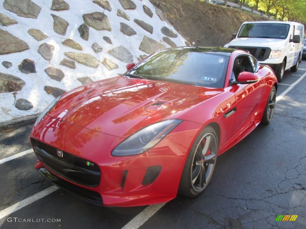 2016 F-TYPE R Coupe - Caldera Red / Jet photo #10