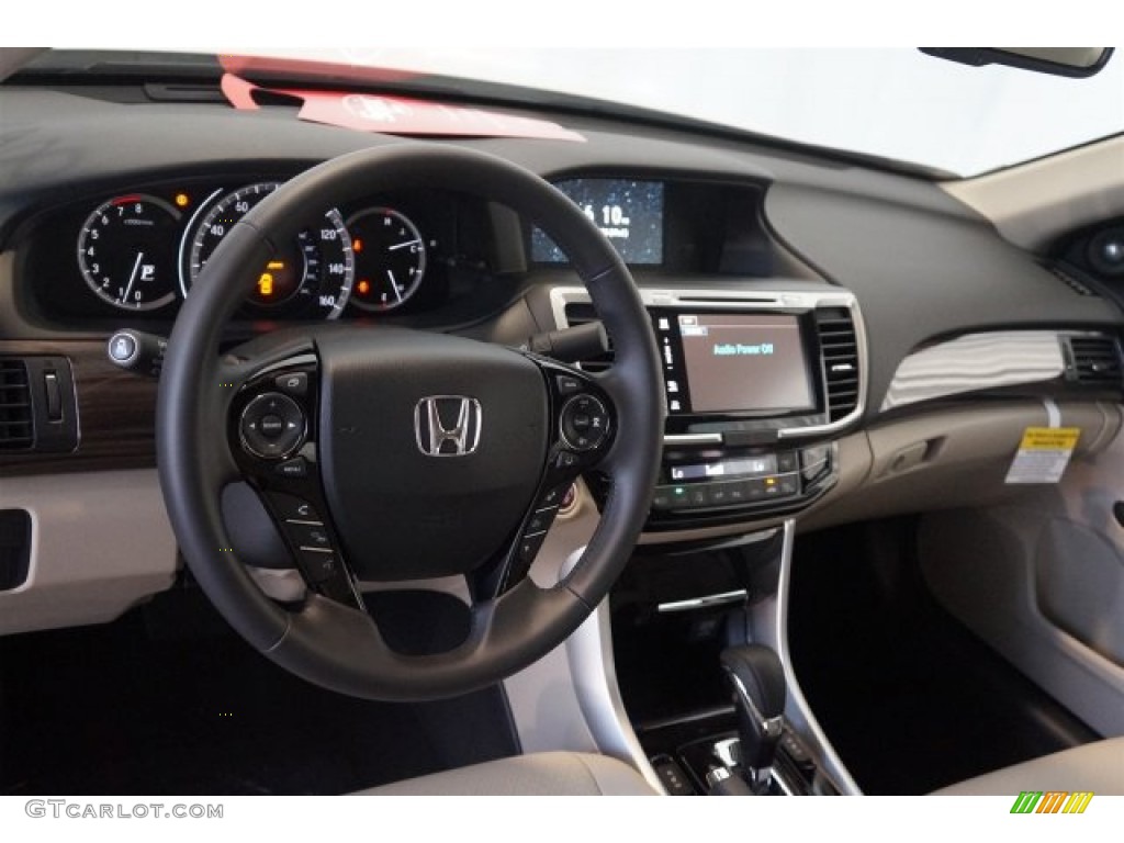 2016 Honda Accord EX-L V6 Sedan Ivory Dashboard Photo #107387750