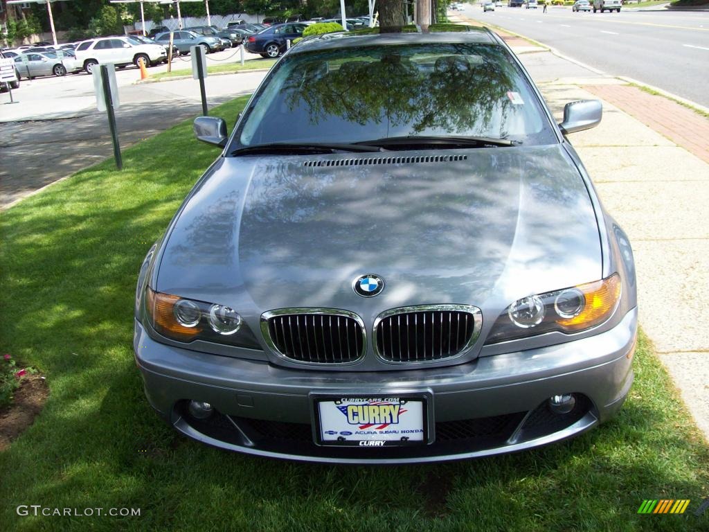 2004 3 Series 330i Coupe - Silver Grey Metallic / Black photo #3