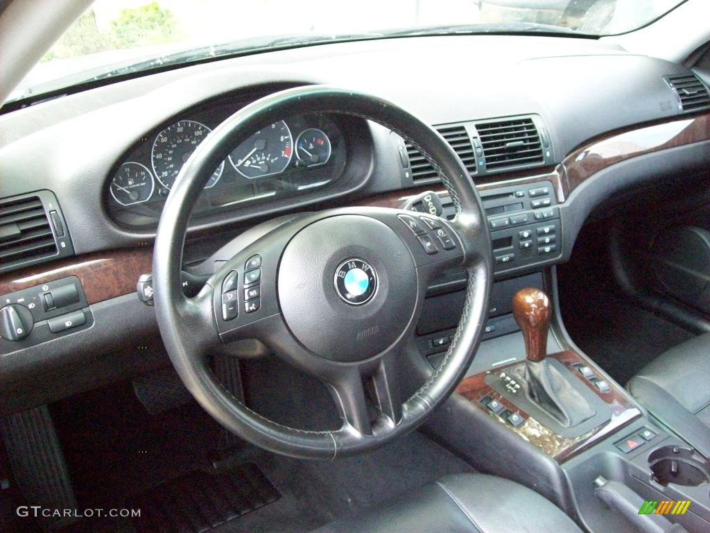 2004 3 Series 330i Coupe - Silver Grey Metallic / Black photo #39