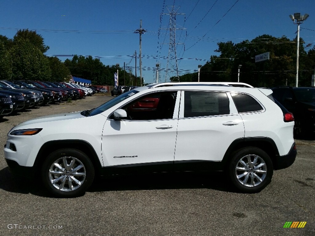 Bright White 2016 Jeep Cherokee Limited 4x4 Exterior Photo #107391593