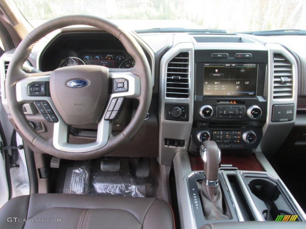 2015 F150 King Ranch SuperCrew - White Platinum Tricoat / King Ranch Java/Mesa photo #23