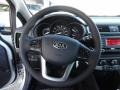 2016 Kia Rio Black Interior Steering Wheel Photo