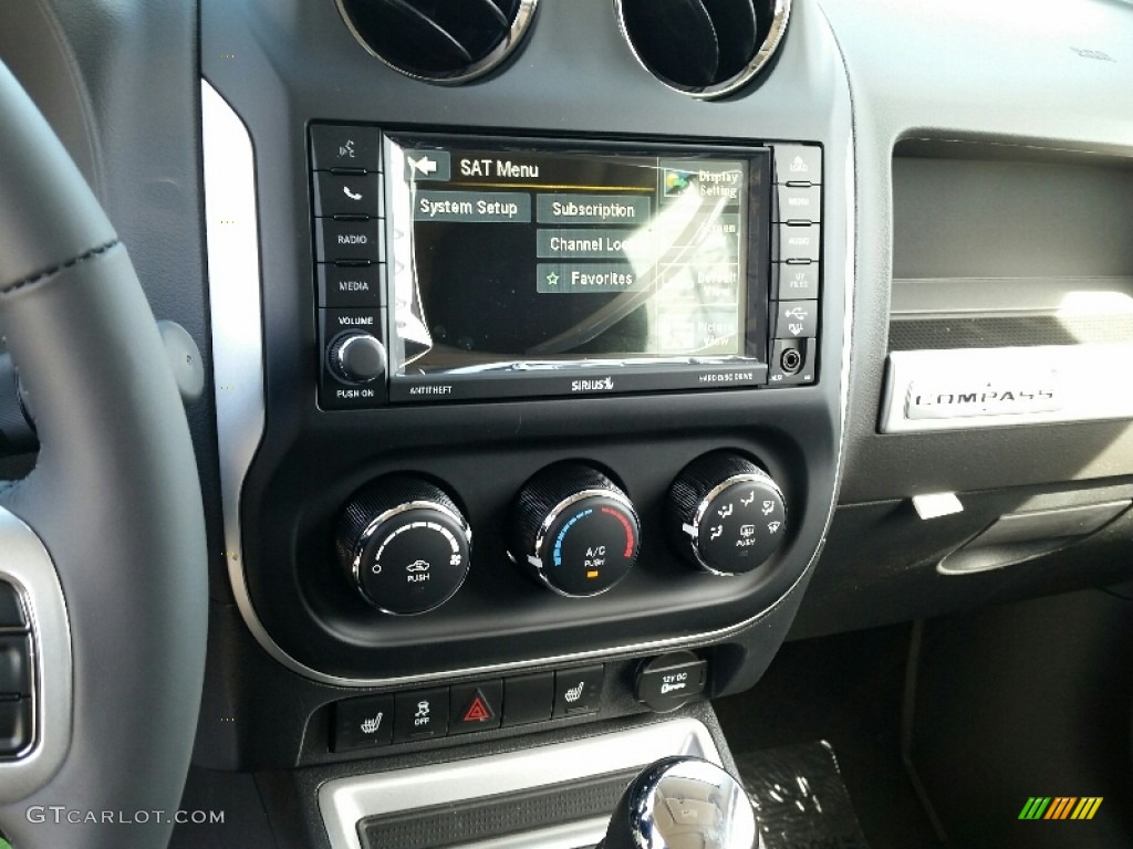 2016 Compass High Altitude 4x4 - Black / Dark Slate Gray photo #10