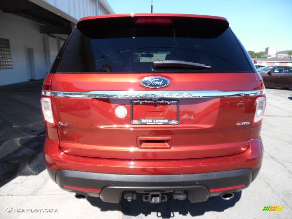 2014 Explorer XLT 4WD - Ruby Red / Charcoal Black photo #4