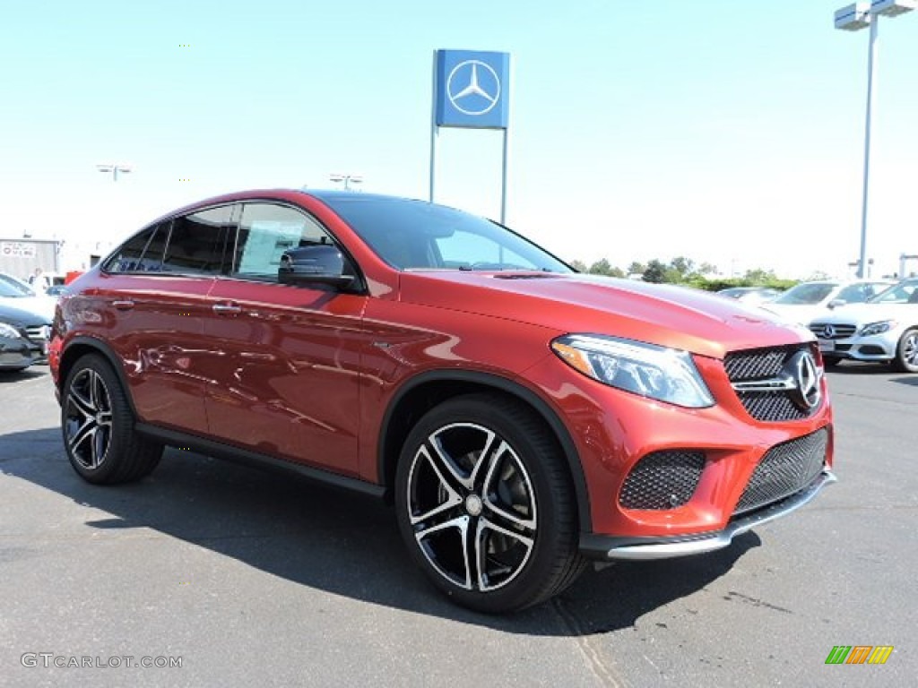 designo Cardinal Red Metallic 2016 Mercedes-Benz GLE 450 AMG 4Matic Coupe Exterior Photo #107392697