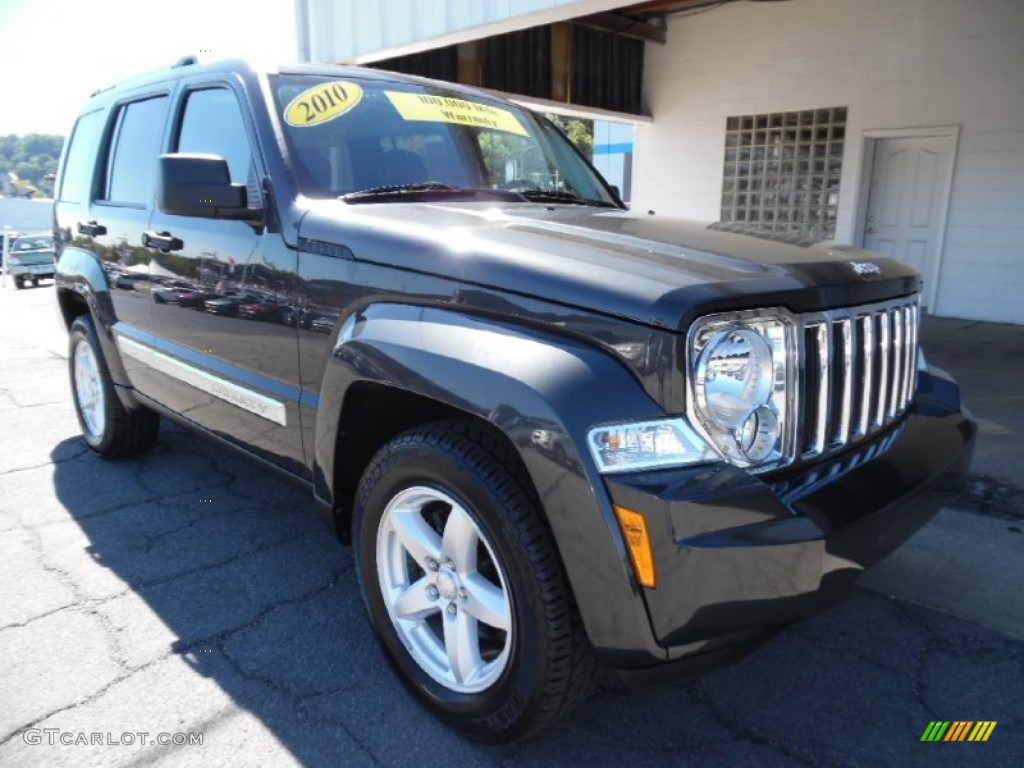 2010 Liberty Limited 4x4 - Dark Charcoal Pearl / Dark Slate Gray photo #10