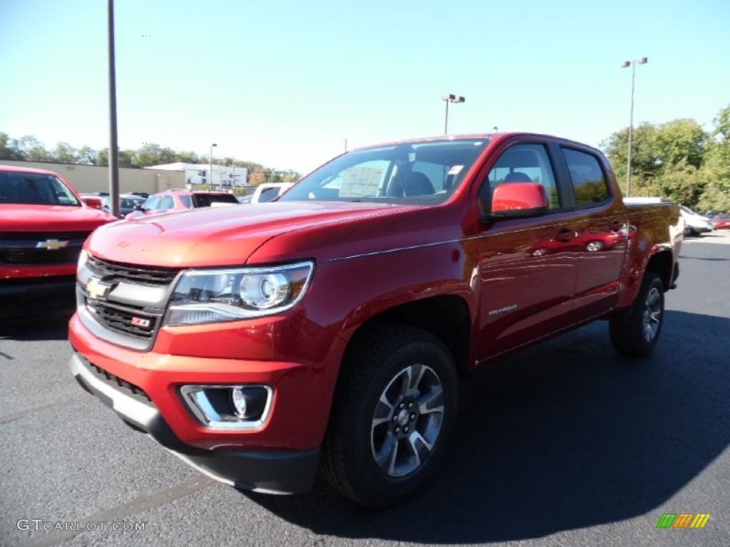 2016 Colorado Z71 Crew Cab 4x4 - Red Rock Metallic / Jet Black photo #1