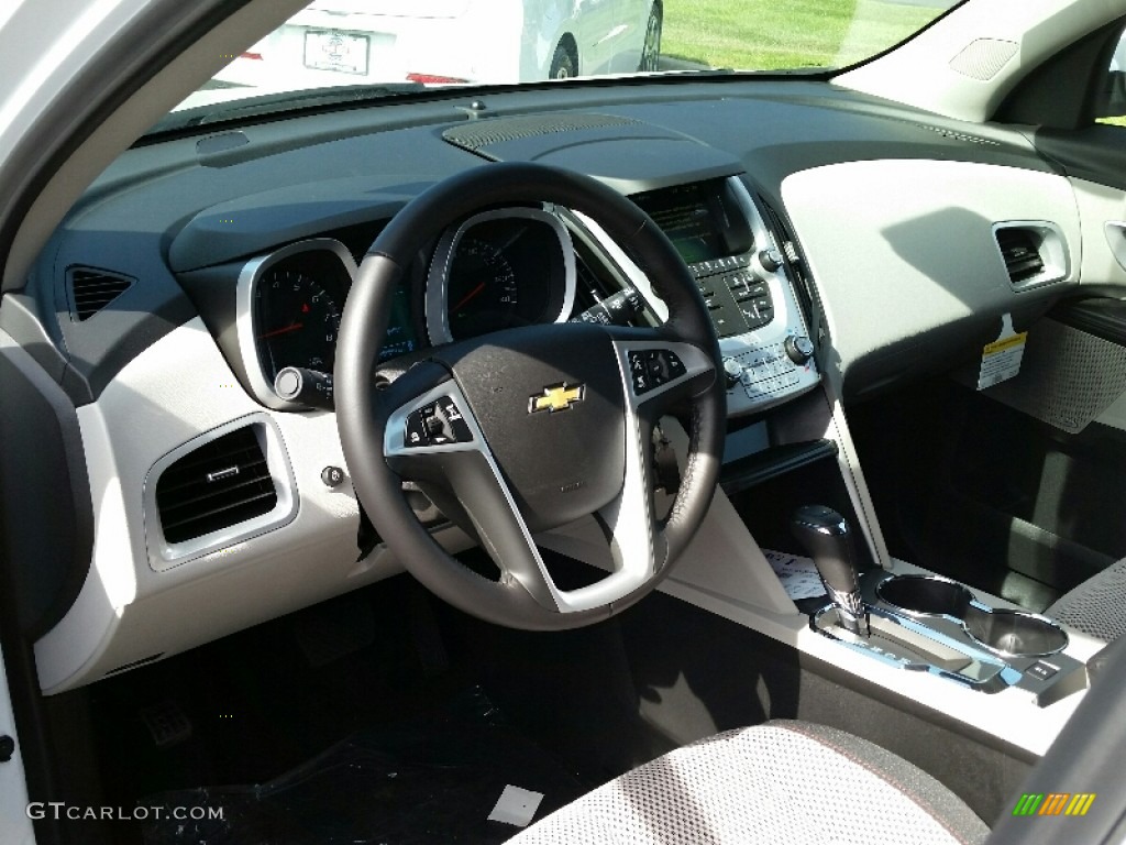 Light Titanium Interior 2016 Chevrolet Equinox LT AWD Photo #107395904
