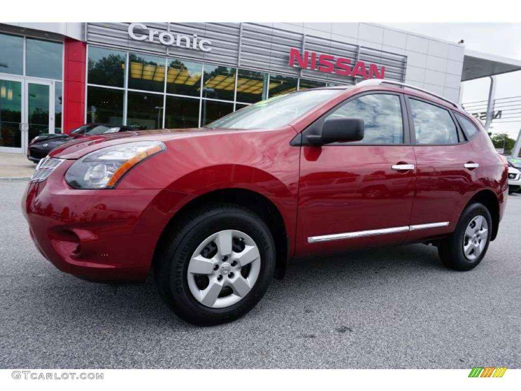 2015 Rogue Select S - Cayenne Red / Black photo #1