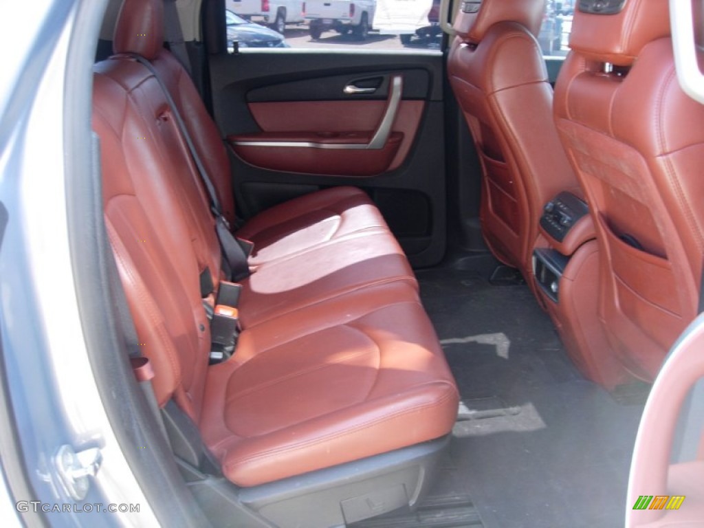 2008 Acadia SLT - Blue-Gold Crystal Metallic / Brick photo #15