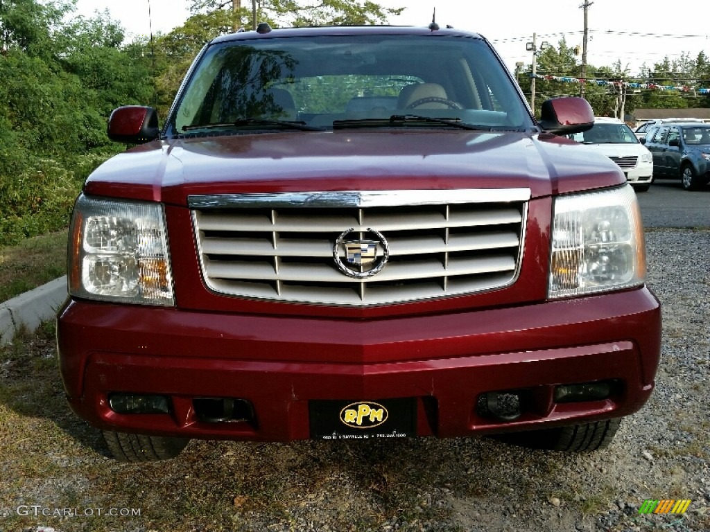2005 Escalade EXT AWD - Red E / Shale photo #2