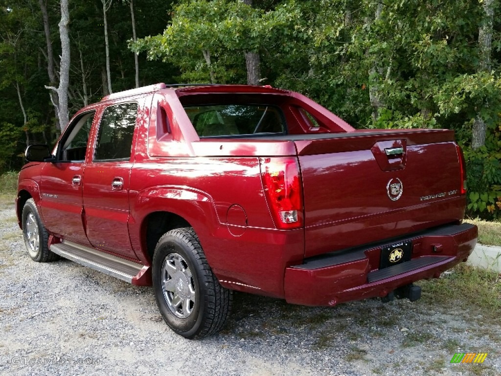 2005 Escalade EXT AWD - Red E / Shale photo #4
