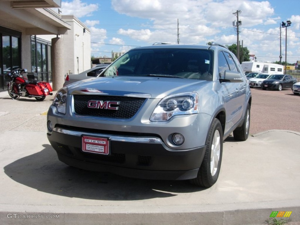 2008 Acadia SLT - Blue-Gold Crystal Metallic / Brick photo #32