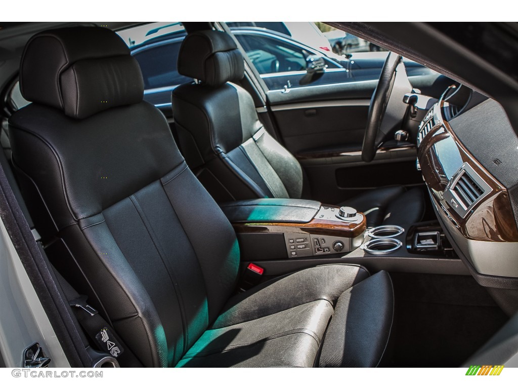 2008 7 Series 750Li Sedan - Alpine White / Black photo #13