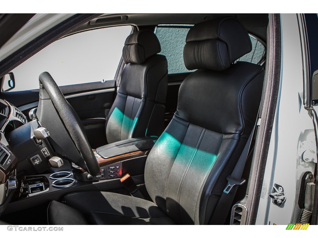 2008 7 Series 750Li Sedan - Alpine White / Black photo #14