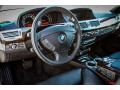 2008 BMW 7 Series Black Interior Dashboard Photo