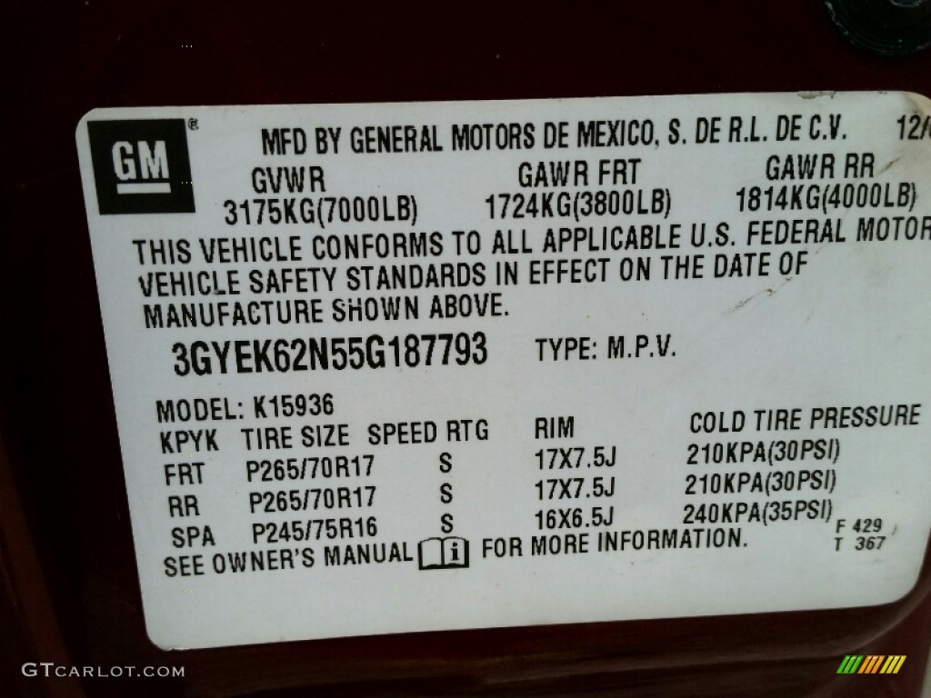 2005 Escalade EXT AWD - Red E / Shale photo #21