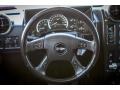 2006 Hummer H2 Ebony Interior Steering Wheel Photo