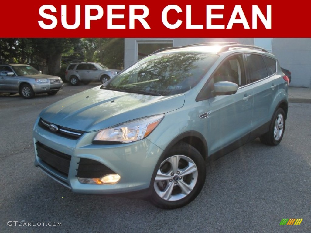 2013 Escape SE 1.6L EcoBoost - Frosted Glass Metallic / Medium Light Stone photo #1