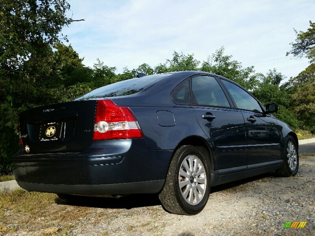 2005 S40 2.4i - Barents Blue Metallic / Dark Beige/Quartz Leather photo #6