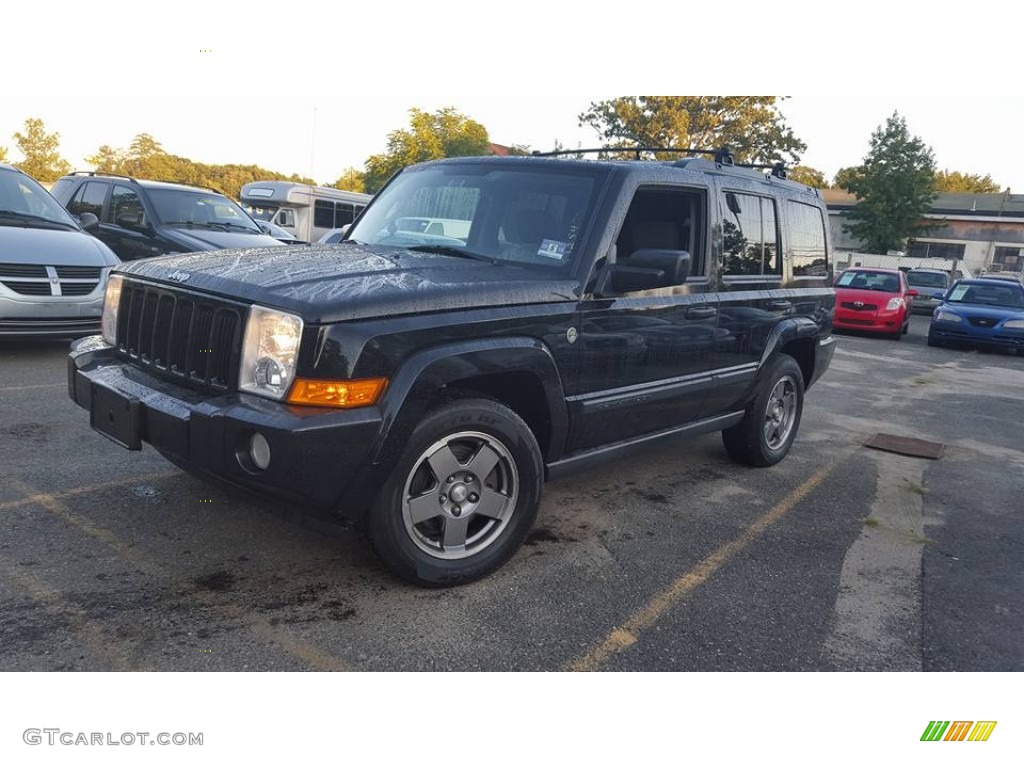 2006 Commander 4x4 - Black / Medium Slate Gray photo #2