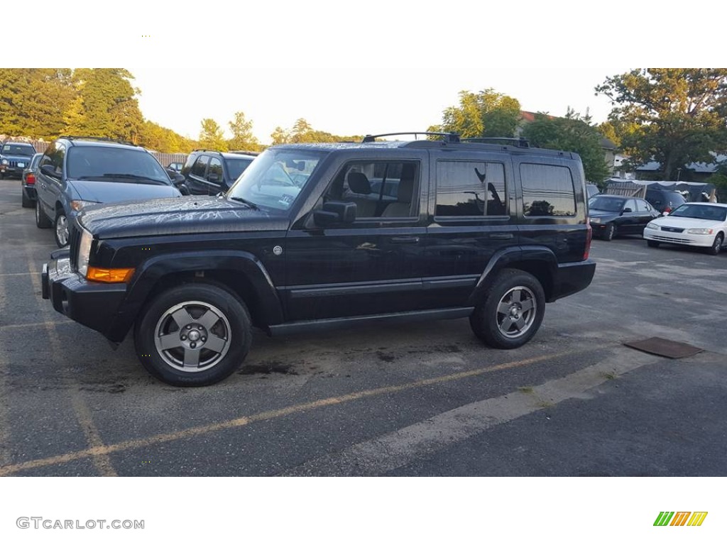 2006 Commander 4x4 - Black / Medium Slate Gray photo #3