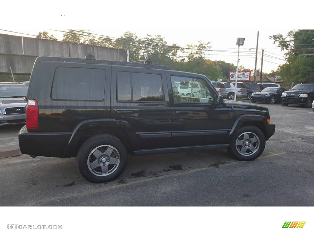 2006 Commander 4x4 - Black / Medium Slate Gray photo #7