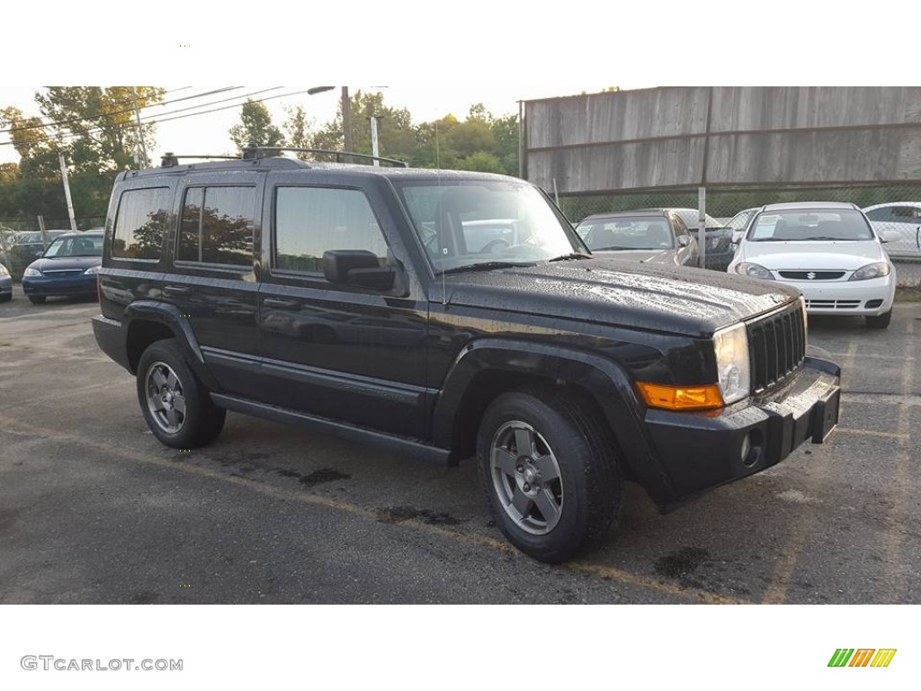 2006 Commander 4x4 - Black / Medium Slate Gray photo #8
