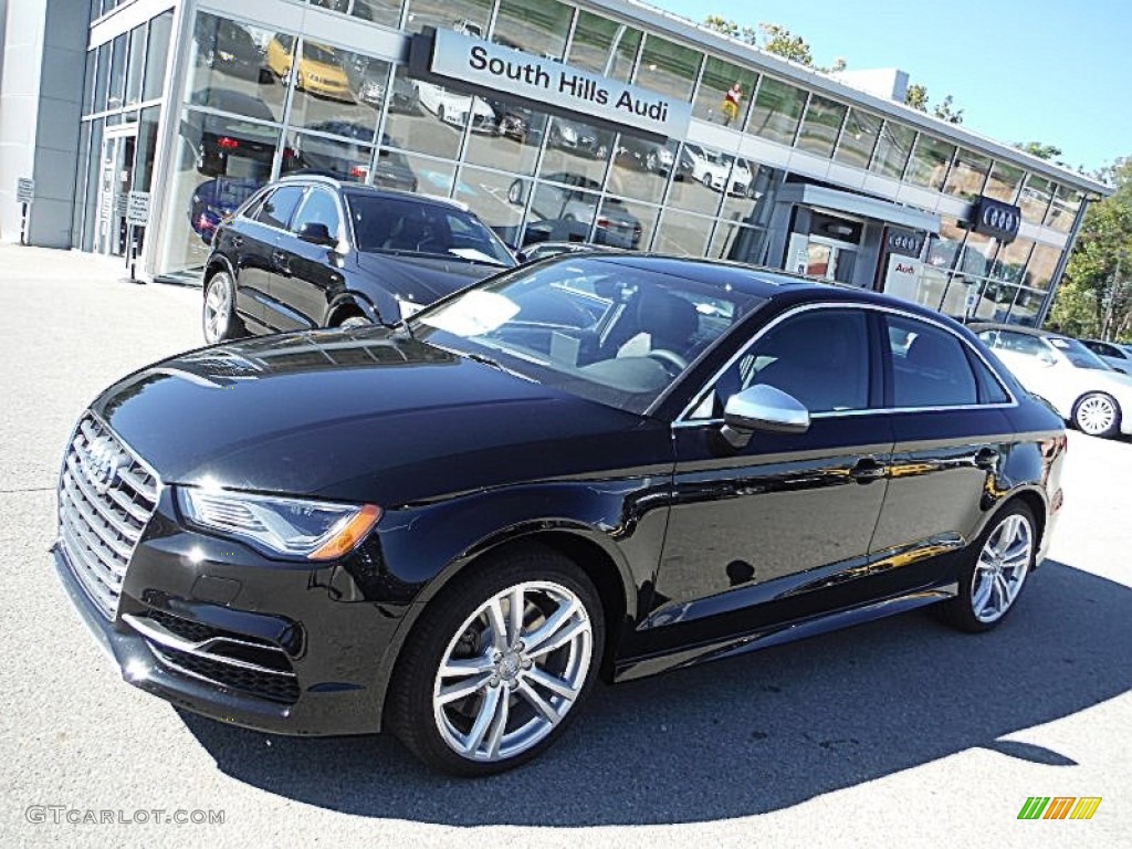 2016 S3 2.0T Premium Plus quattro - Mythos Black Metallic / Black photo #1