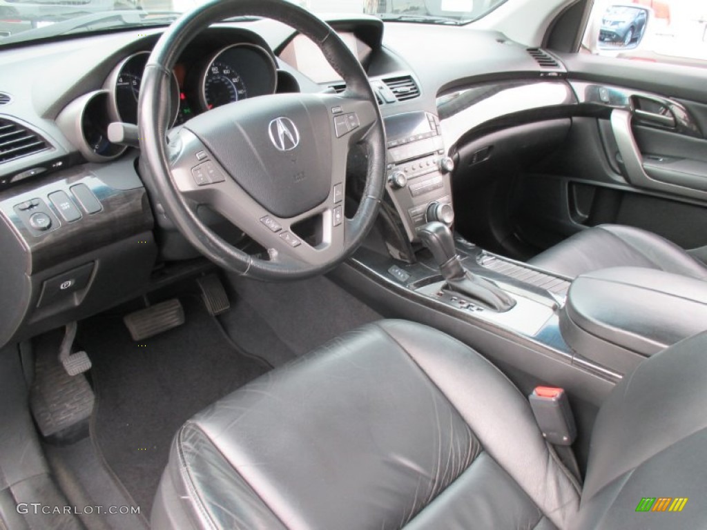 Ebony Interior 2009 Acura MDX Technology Photo #107401511