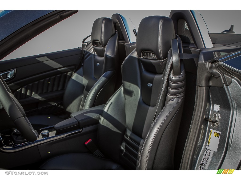 Black Interior 2016 Mercedes-Benz SLK 350 Roadster Photo #107401625