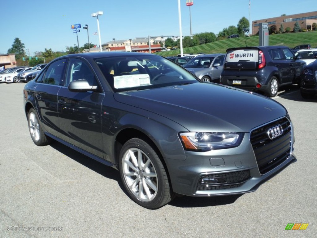 Monsoon Gray Metallic 2016 Audi A4 2.0T Premium quattro Exterior Photo #107402369