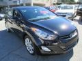 2012 Midnight Black Hyundai Elantra Limited  photo #8