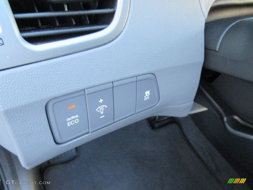 2012 Elantra Limited - Midnight Black / Gray photo #31