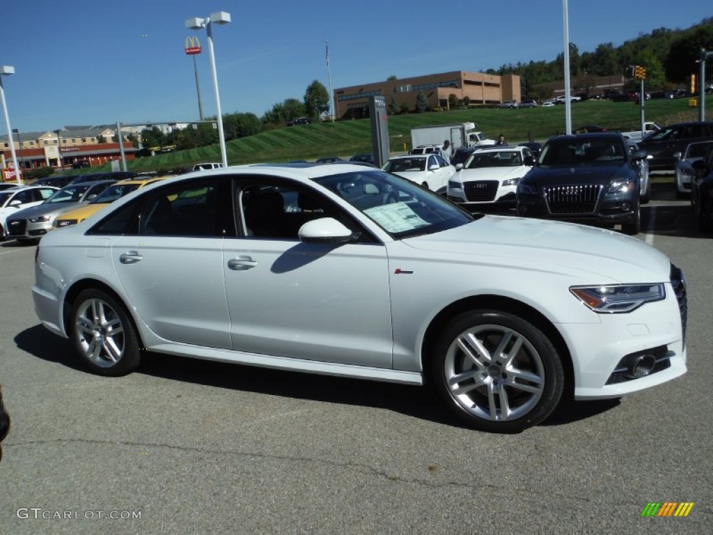Glacier White Metallic 2016 Audi A6 3.0 TFSI Prestige quattro Exterior Photo #107403305