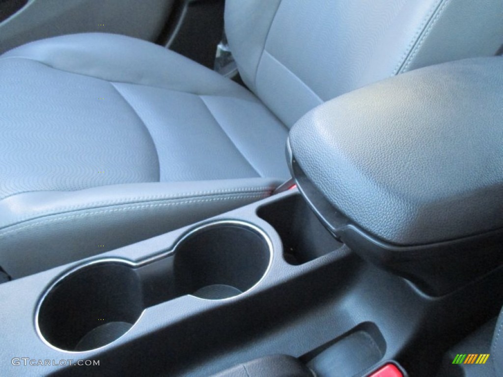 2012 Elantra Limited - Midnight Black / Gray photo #44