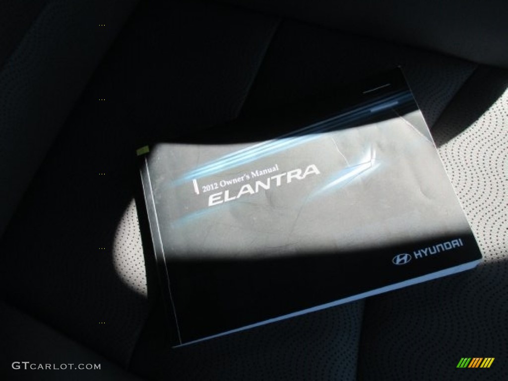 2012 Elantra Limited - Midnight Black / Gray photo #50