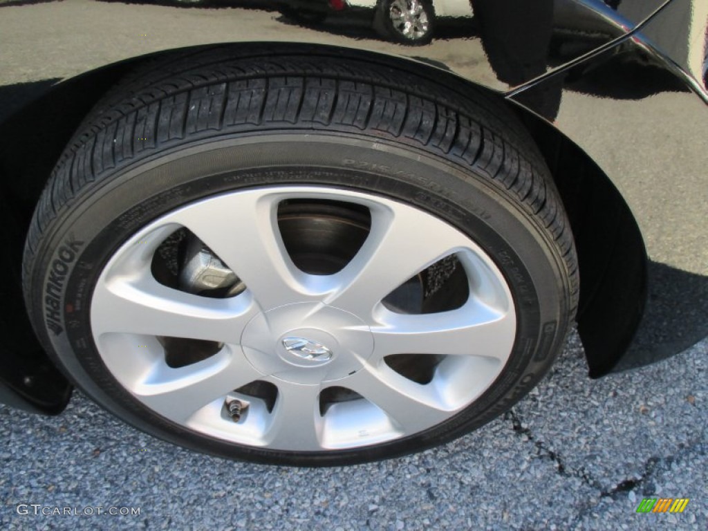 2012 Elantra Limited - Midnight Black / Gray photo #51