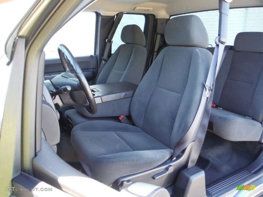 2007 Silverado 1500 LT Extended Cab 4x4 - Graystone Metallic / Light Titanium/Ebony Black photo #17