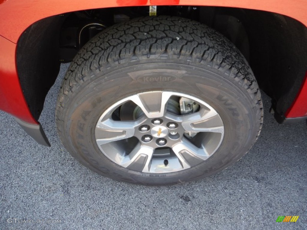 2016 Colorado Z71 Crew Cab 4x4 - Red Rock Metallic / Jet Black photo #3